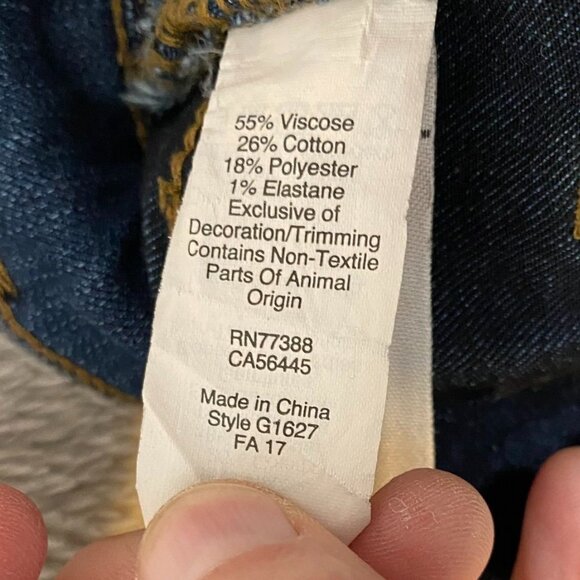 Madewell Roadtripper G1627 High‑Rise Skinny Jeans Dark Indigo Wash Women’s Size - Picture 10 of 14